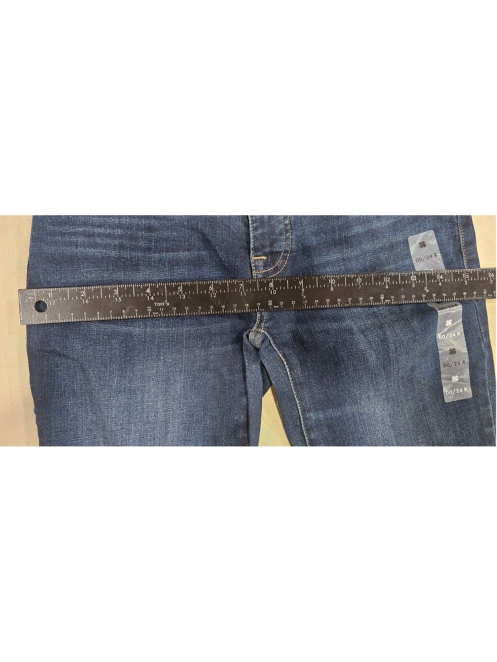 Women's Lucky Brand Mid Rise Super Skinny Jeans Size 00 Blue - Picture 6 of 6